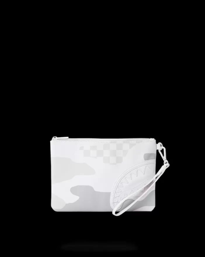 CROSSOVER CLUTCHES*Sprayground 3AM LE BLANC CROSSOVER CLUTCH