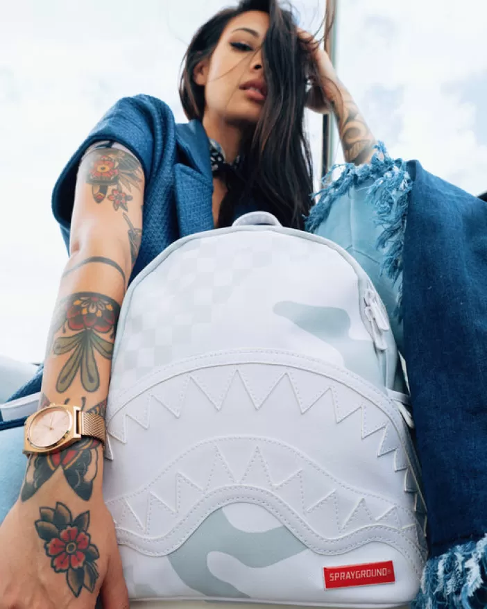 SAVAGES | BACKPACKS*Sprayground 3AM LE BLANC SAVAGE BACKPACK