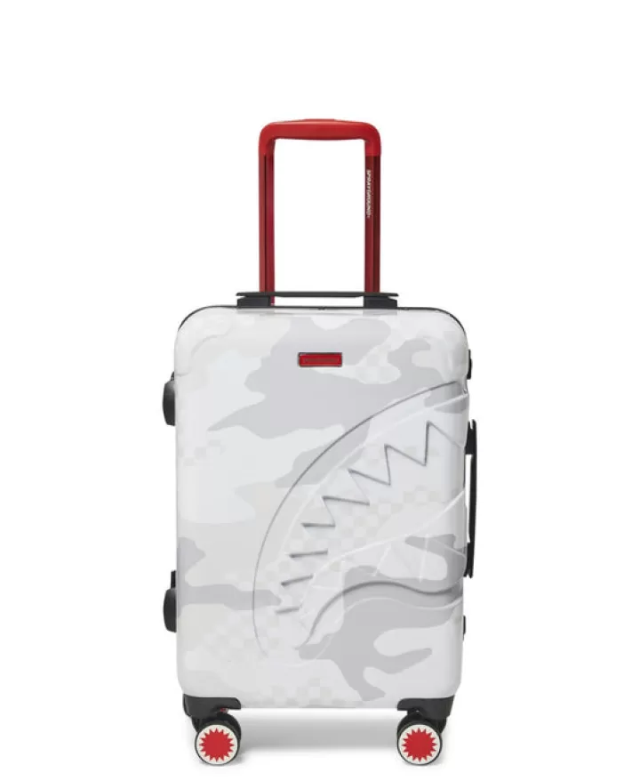 CARRY-ON LUGGAGE*Sprayground 3AM LE BLANC SHARKNAUTICS HARDSHELL CARRY-ON LUGGAGE