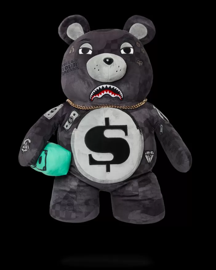 TEDDY BEAR BACKPACKS | BACKPACKS*Sprayground 3AM NEVER SLEEP MONEYBEAR TEDDYBEAR BACKPACK