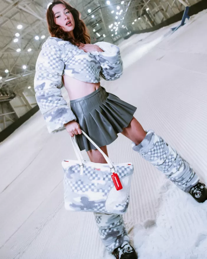 TOTES | HANDBAGS*Sprayground 3AM PLUSH SWISS ALPS TOTE