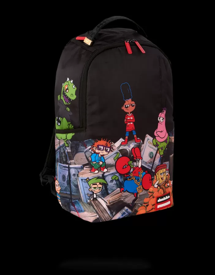 BACKPACKS*Sprayground 90'S NICK: MONEY STACKS BACKPACK