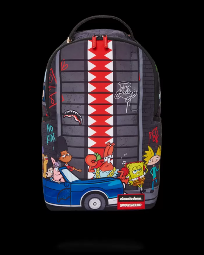 BACKPACKS*Sprayground 90s NICK VERTICAL SHARK BACKPACK (DLXR)