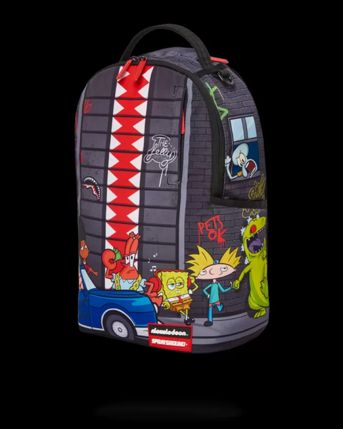 BACKPACKS*Sprayground 90s NICK VERTICAL SHARK BACKPACK (DLXR)
