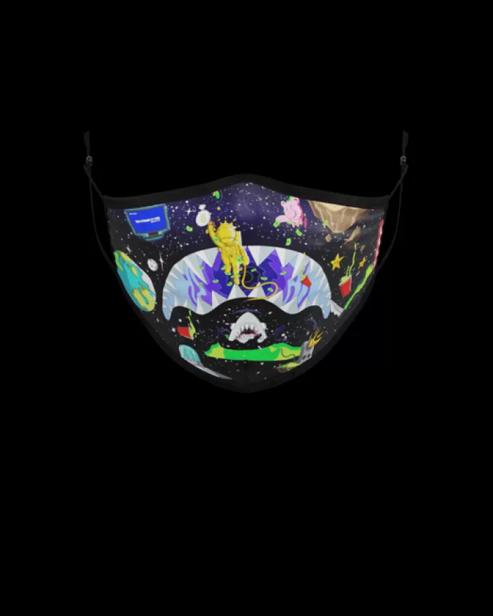 FACE MASKS*Sprayground ADULT ASTRO PARTY FORM-FITTING FACE MASK