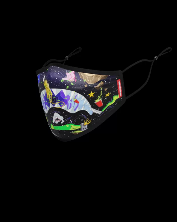 FACE MASKS*Sprayground ADULT ASTRO PARTY FORM-FITTING FACE MASK