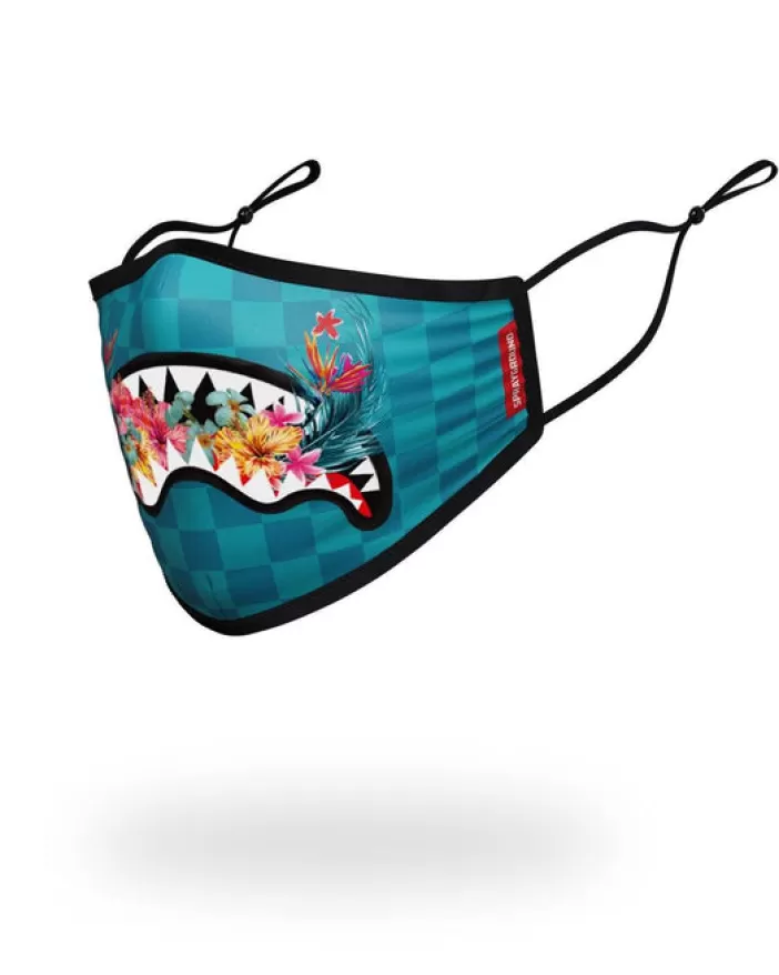 FACE MASKS*Sprayground ADULT BLOSSOM SHARK FORM FITTING FACE MASK
