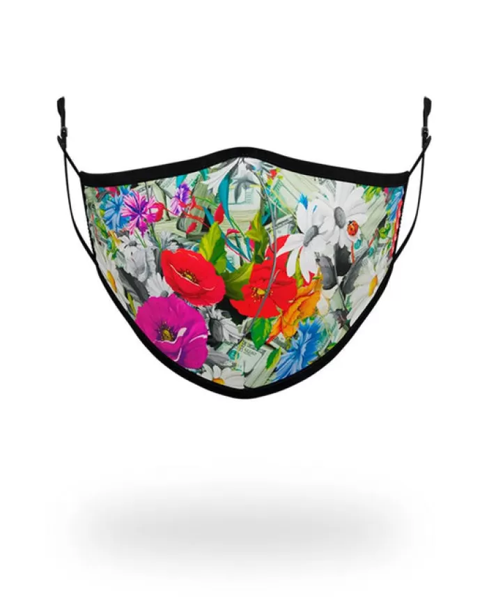 FACE MASKS*Sprayground ADULT FLORAL MONEY FORM FITTING FACE MASK