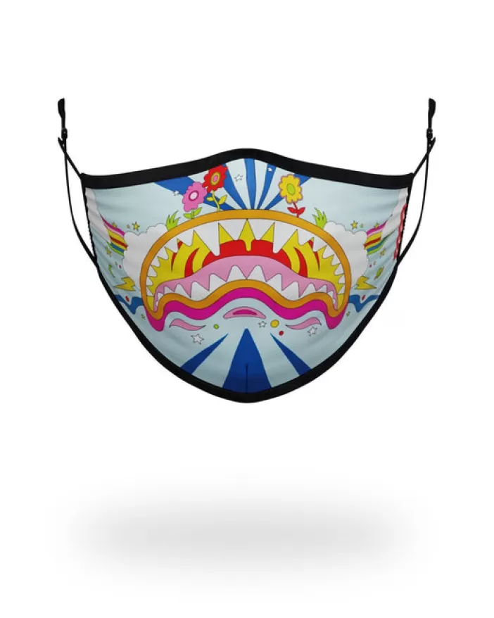 FACE MASKS*Sprayground ADULT GROOVY SHARK FORM FITTING FACE MASK