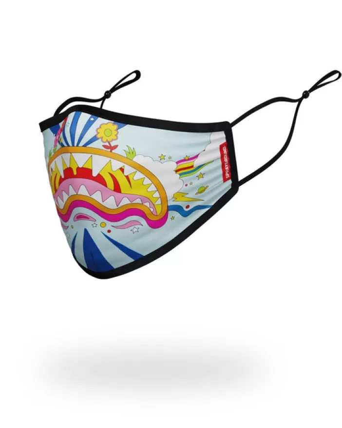 FACE MASKS*Sprayground ADULT GROOVY SHARK FORM FITTING FACE MASK
