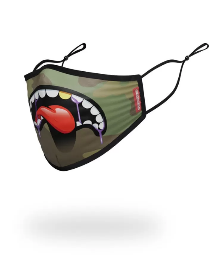 FACE MASKS*Sprayground ADULT LUCID SHARK FORM FITTING FACE MASK