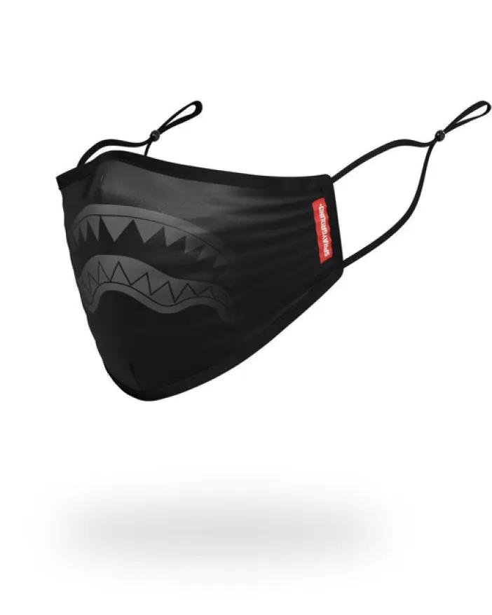 FACE MASKS*Sprayground ADULT MIDNIGHT SHARK FORM FITTING FACE MASK