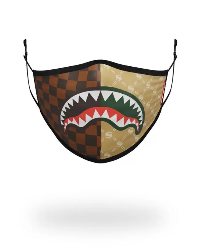FACE MASKS*Sprayground ADULT PARIS VS MILAN FORM FITTING FACE MASK