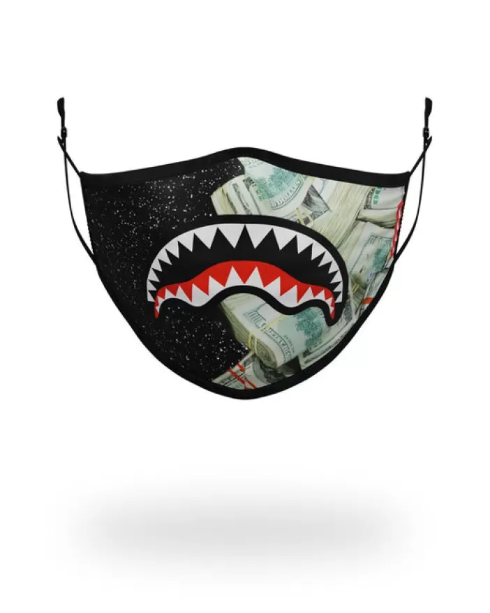 FACE MASKS*Sprayground ADULT PARTY SHARK FORM FITTING FACE MASK