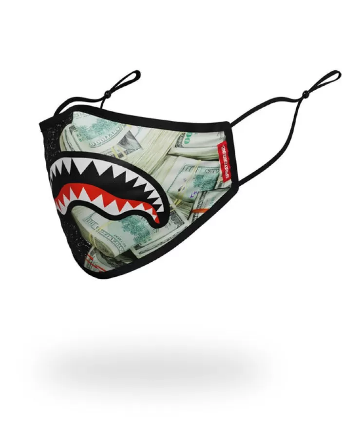 FACE MASKS*Sprayground ADULT PARTY SHARK FORM FITTING FACE MASK