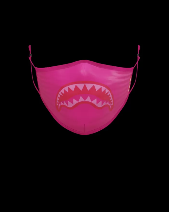 FACE MASKS*Sprayground ADULT PINK SHARK FORM-FITTING FACE MASK