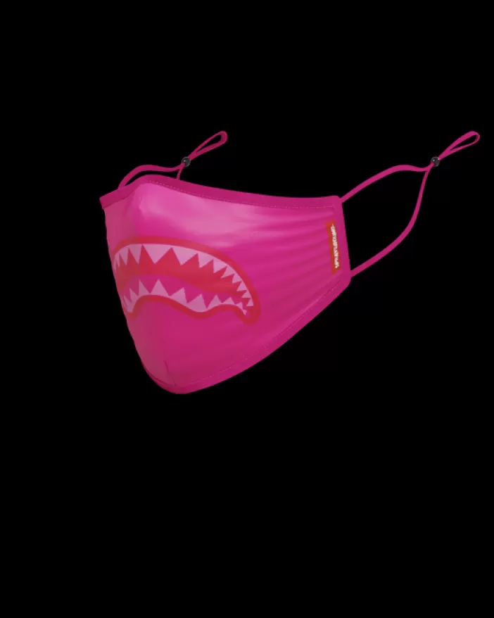 FACE MASKS*Sprayground ADULT PINK SHARK FORM-FITTING FACE MASK