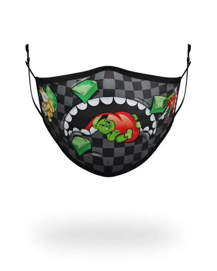 FACE MASKS*Sprayground ADULT SHARK SQUAD FORM FITTING FACE MASK