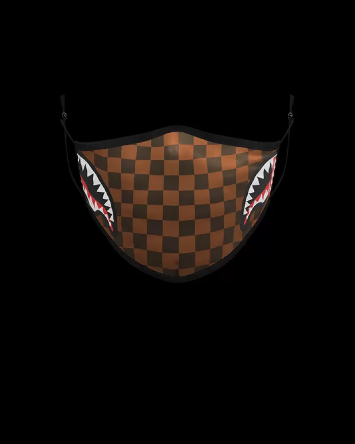 FACE MASKS*Sprayground ADULT SHARKS IN PARIS (SIDE SHARK) FORM-FITTING FACE MASK