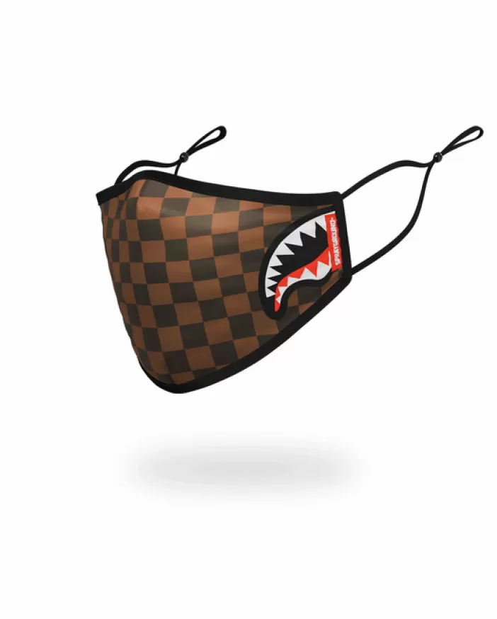 FACE MASKS*Sprayground ADULT SHARKS IN PARIS (SIDE SHARK) FORM-FITTING FACE MASK