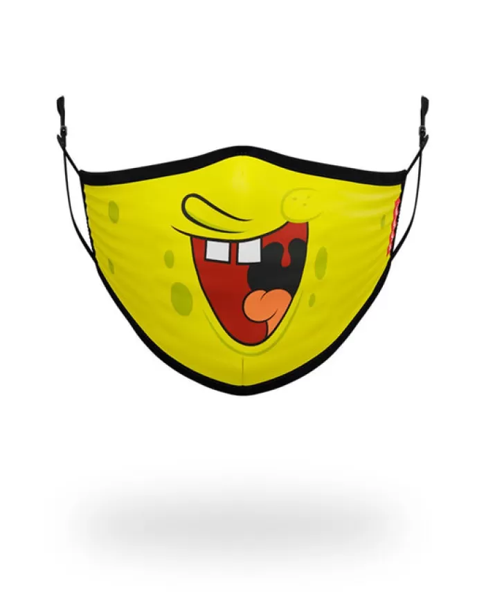 FACE MASKS*Sprayground ADULT SPONGEBOB SMILE FORM FITTING FACE-COVERING
