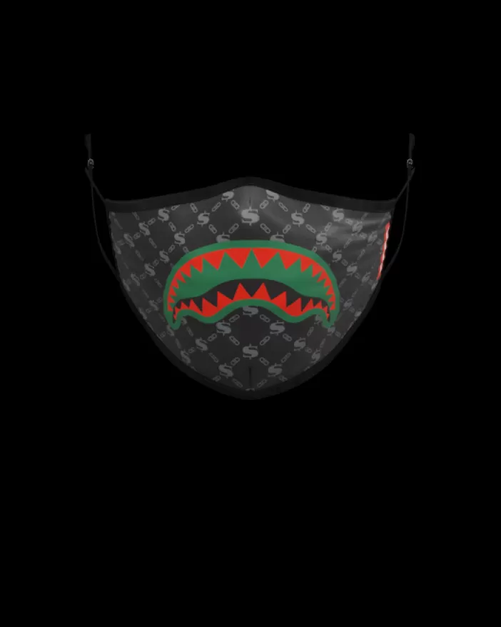 FACE MASKS*Sprayground ADULT SPUCCI (BLACK) FORM-FITTING FACE MASK