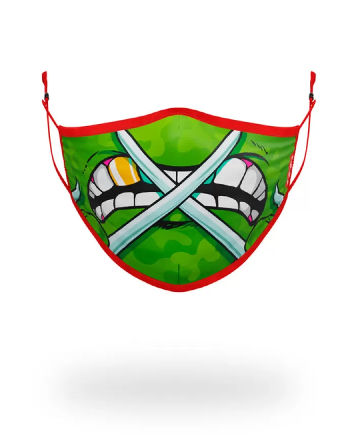 FACE MASKS*Sprayground ADULT TMNT: RAPHAEL SHARK FORM FITTING FACE-COVERING