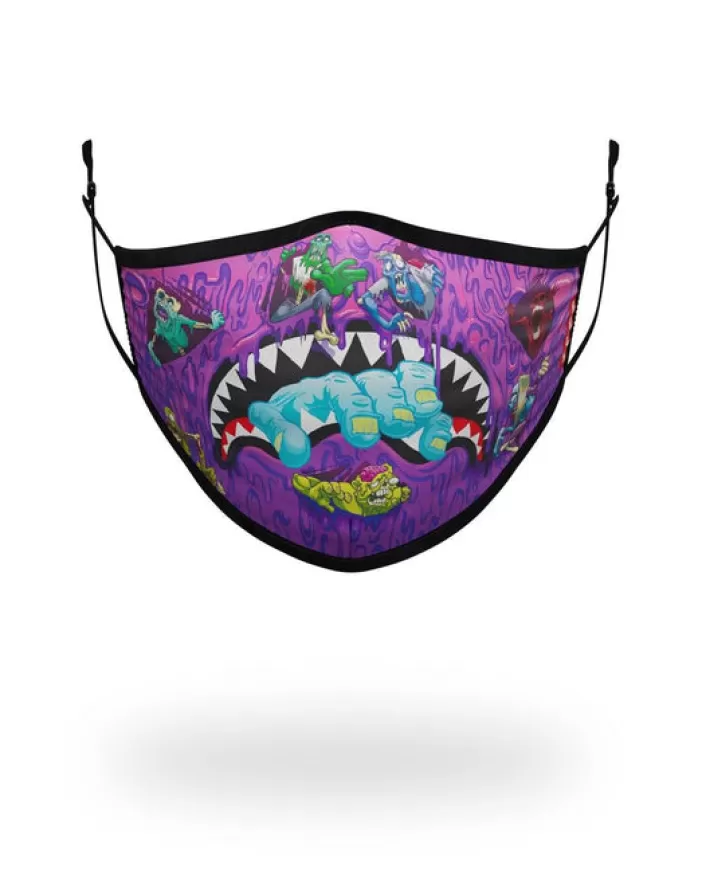 FACE MASKS*Sprayground ADULT ZOMBIE SHARK FORM FITTING FACE MASK