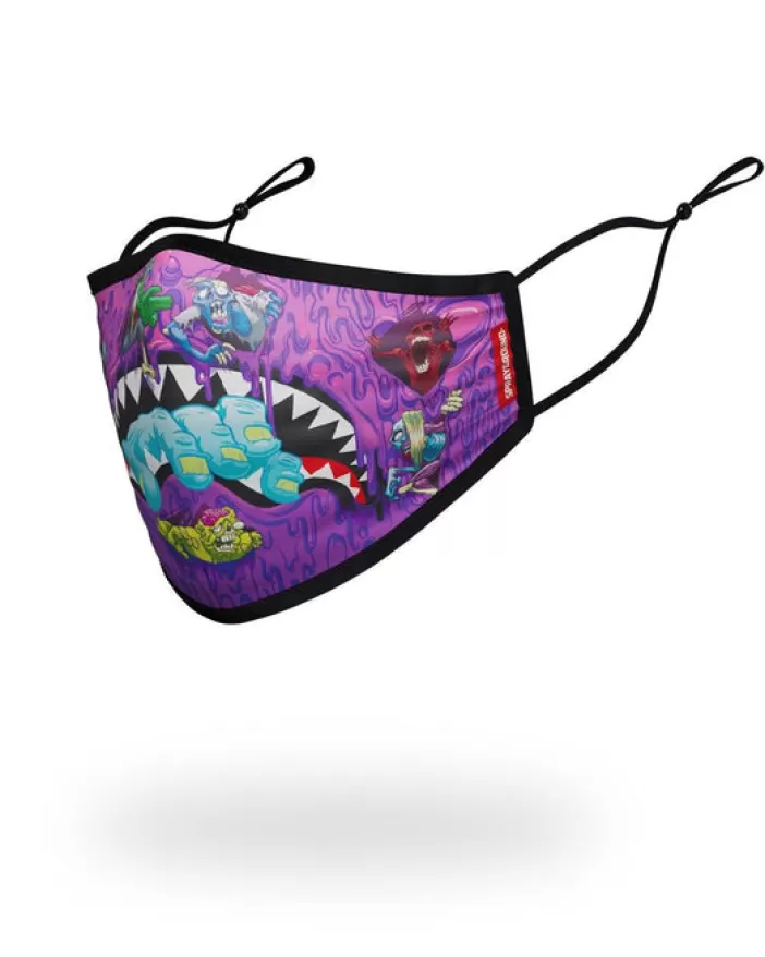 FACE MASKS*Sprayground ADULT ZOMBIE SHARK FORM FITTING FACE MASK