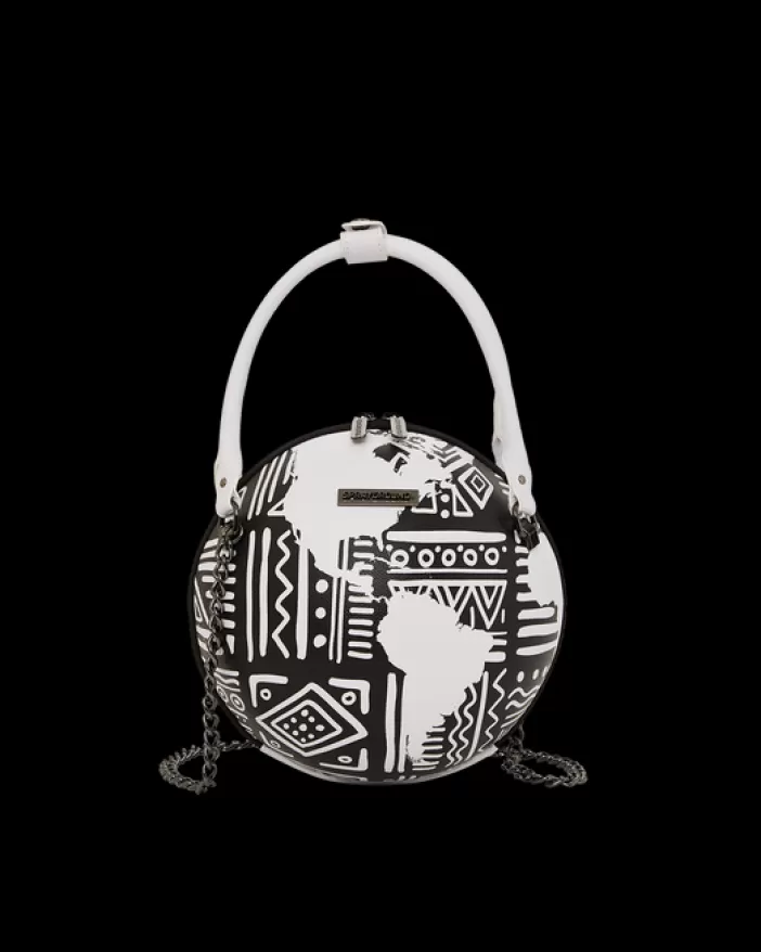 HANDBAGS*Sprayground A.I.8 AFRICAN INTELLIGENCE - ORIGIN STORY GLOBE BAG