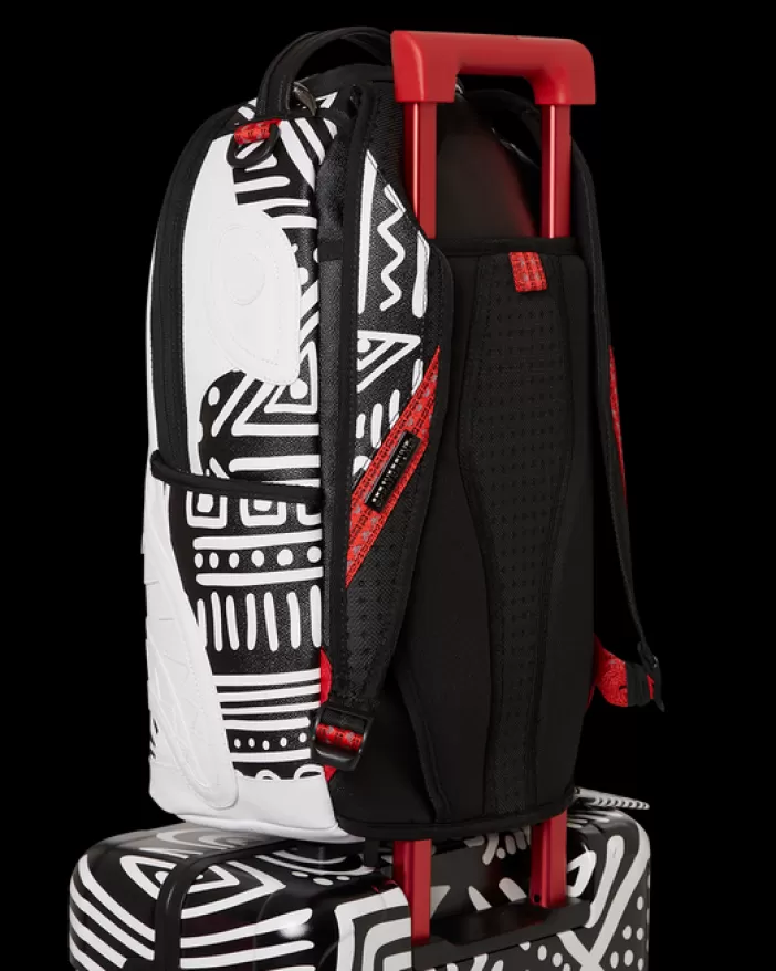 CARRY-ON LUGGAGE*Sprayground A.I.8 AFRICAN INTELLIGENCE - ORIGIN STORY SHARKNAUTICS HARDSHELL CARRY-ON LUGGAGE