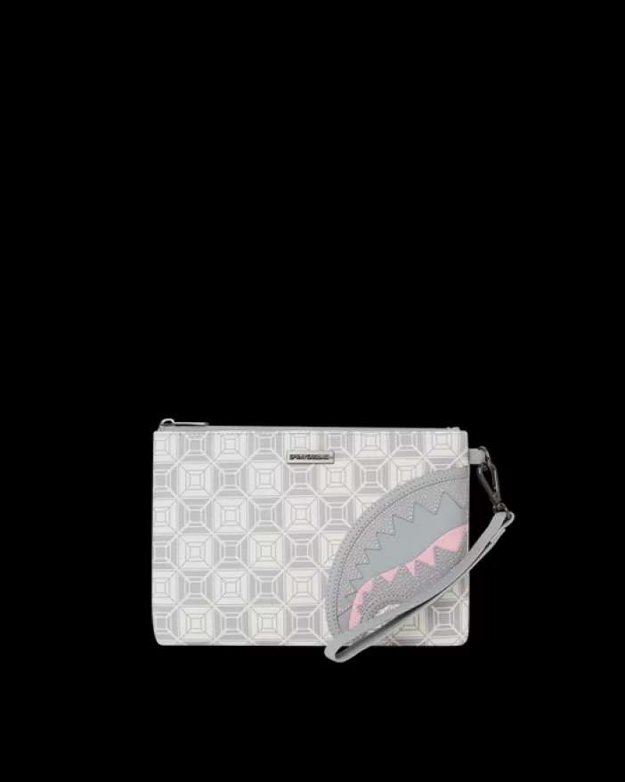 CROSSOVER CLUTCHES*Sprayground A.I.8 AFRICAN INTELLIGENCE BOOKED u0026 BUSY CROSSOVER CLUTCH