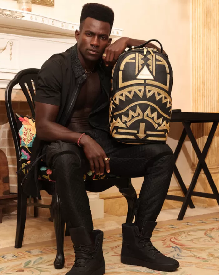 BACKPACKS*Sprayground A.I.8 AFRICAN INTELLIGENCE PATH TO THE FUTURE II BACKPACK (DLXV)