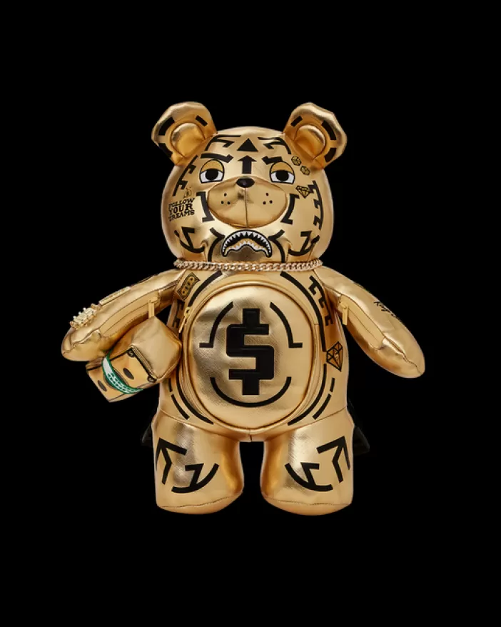 TEDDY BEAR BACKPACKS | BACKPACKS*Sprayground A.I.8 AFRICAN INTELLIGENCE PATH TO THE FUTURE II MEDIUM MONEYBEAR TEDDYBEAR BACKPACK
