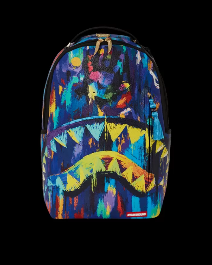 BACKPACKS*Sprayground A.I.8 AFRICAN INTELLIGENCE PLANET UTOPIA BACKPACK (DLXV)