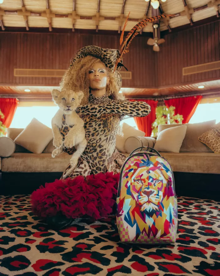 BACKPACKS*Sprayground A.I.8 AFRICAN INTELLIGENCE THE LEADER WITHIN BACKPACK (DLXV)
