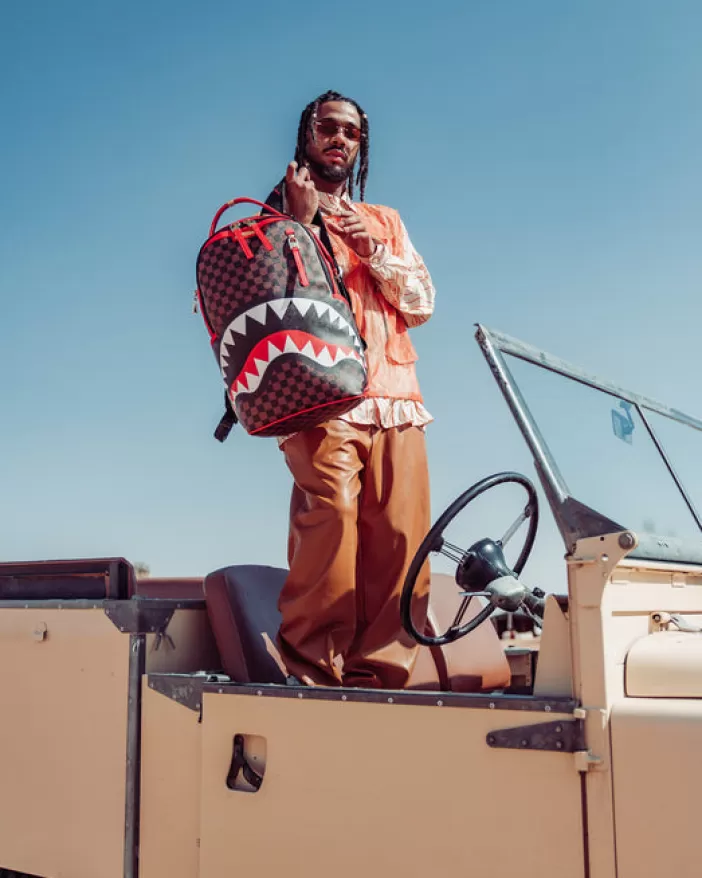 BACKPACKS*Sprayground ALL OR NOTHING SHARKS IN PARIS BACKPACK (DLXV)