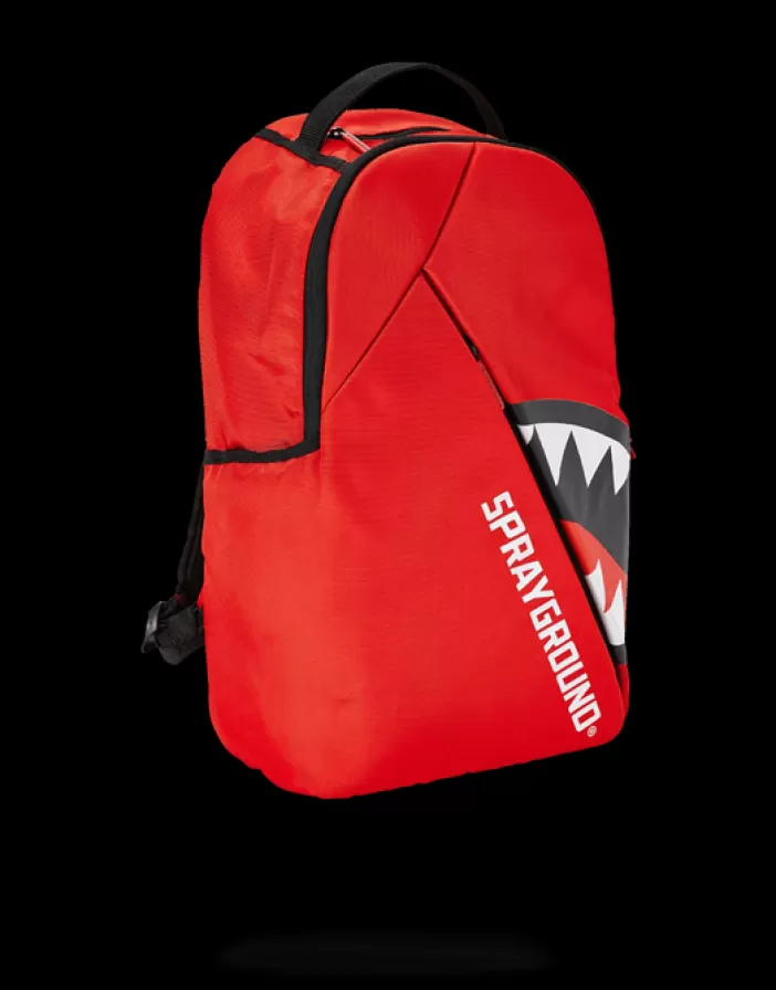 BACKPACKS*Sprayground ANGLED SHARK (RED)