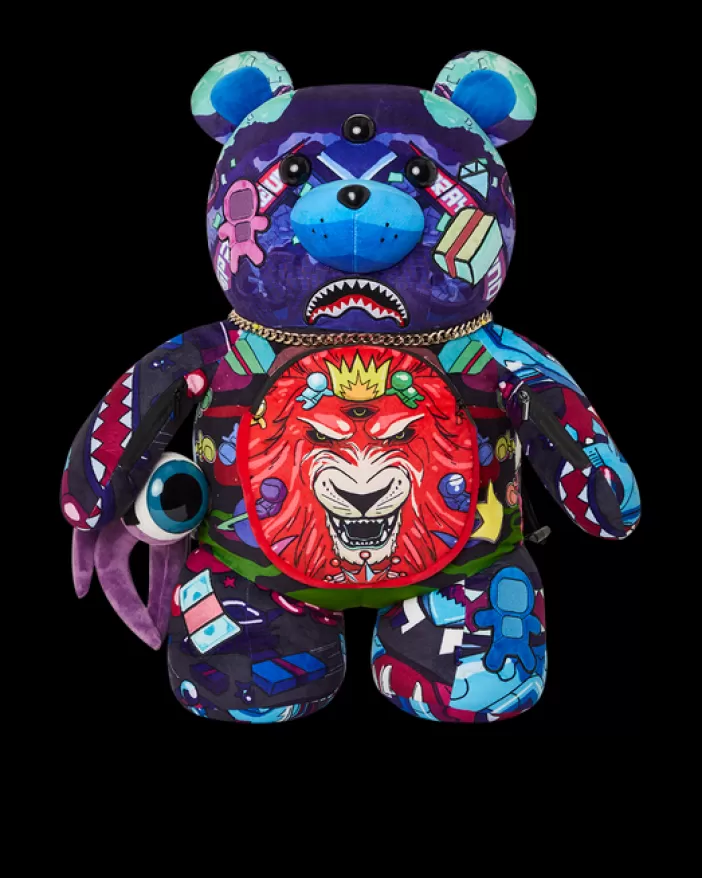 TEDDY BEAR BACKPACKS | BACKPACKS*Sprayground ASTRO TWILIGHT MONEYBEAR TEDDYBEAR BACKPACK