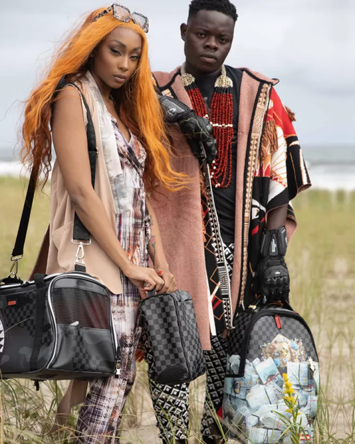 BACKPACKS*Sprayground BANK STACKS OF ZAMUNDA COMING 2 AMERICA BACKPACK