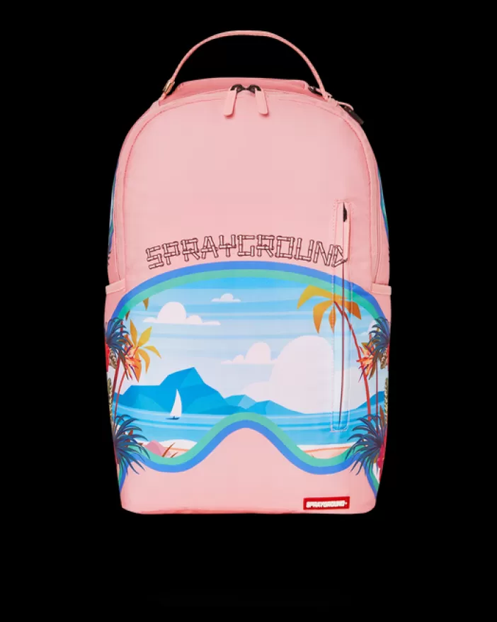 BACKPACKS*Sprayground BORA BORA SHARK ISLAND VILLA BACKPACK