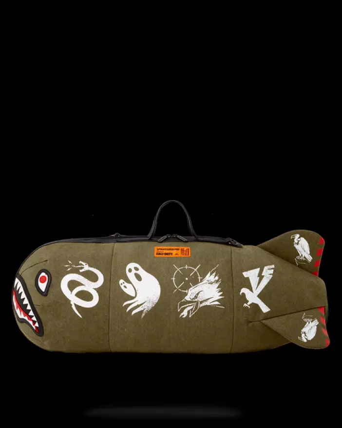 DUFFLES*Sprayground CALL OF DUTY SHARK TORPEDO DUFFLE