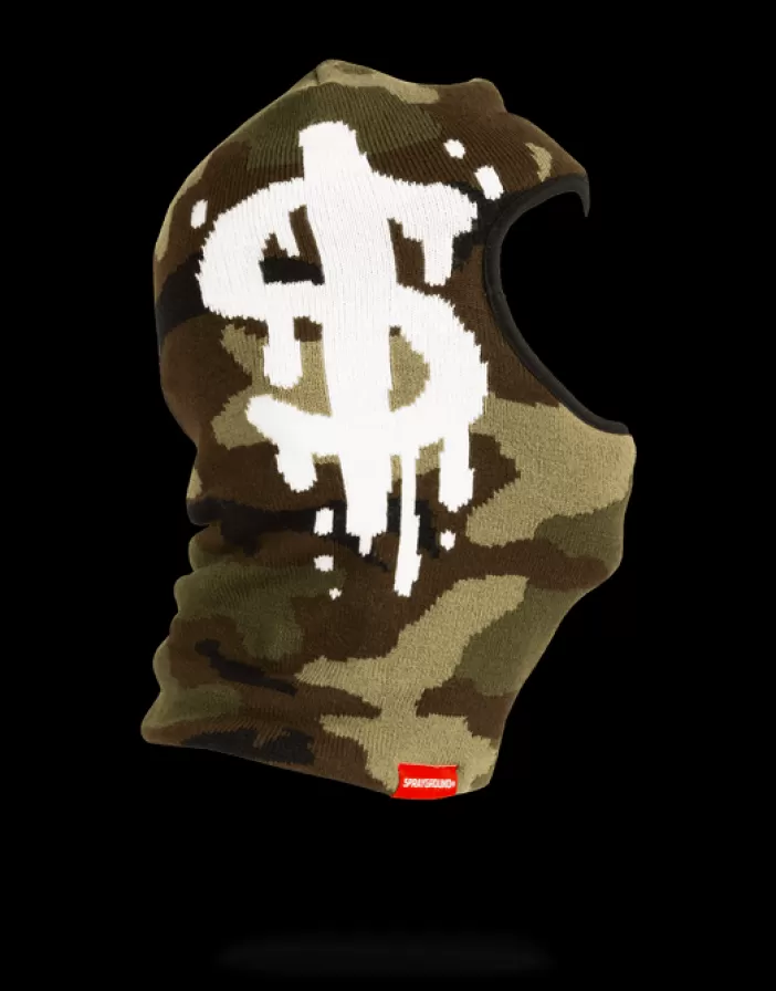 SKI MASKS*Sprayground CAMO MONEY DRIP SKI MASK