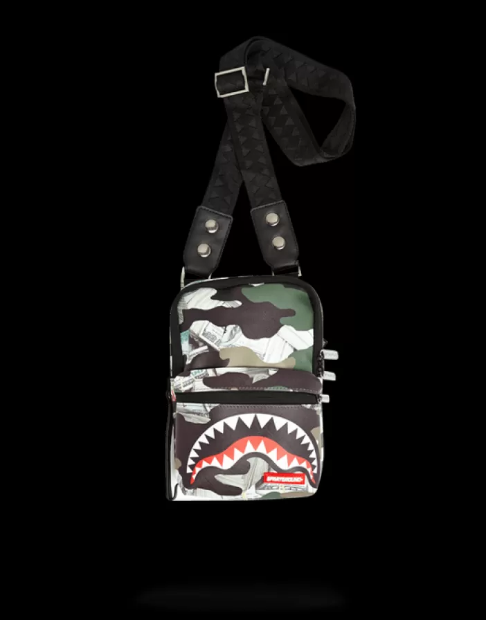 SLINGS | CROSSBODYS*Sprayground CAMO MONEY SHARK SLING