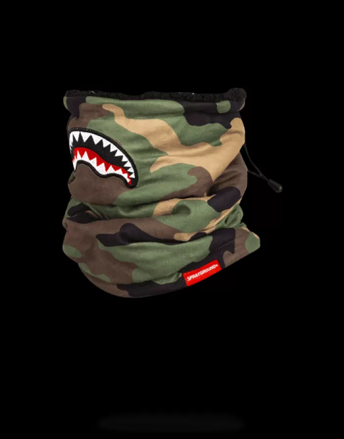 SKI MASKS*Sprayground CAMO SHARK NECK WARMER