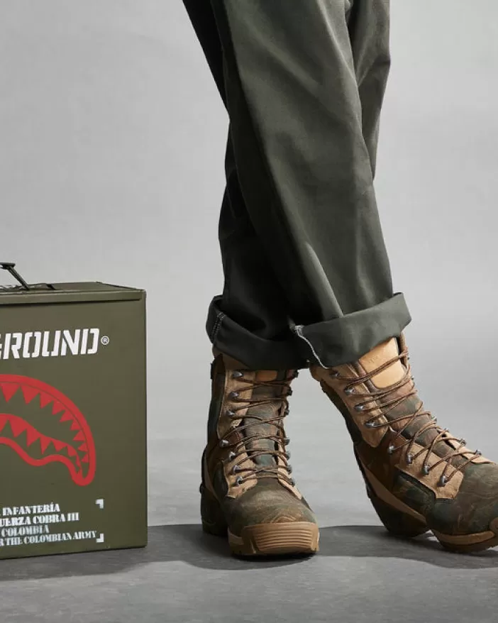 BOOTS*Sprayground CAMO TERRAIN FUERZA COBRA PARATROOPER BOOTS - MADE IN COLOMBIA NUMBERED 1/280 PAIRS
