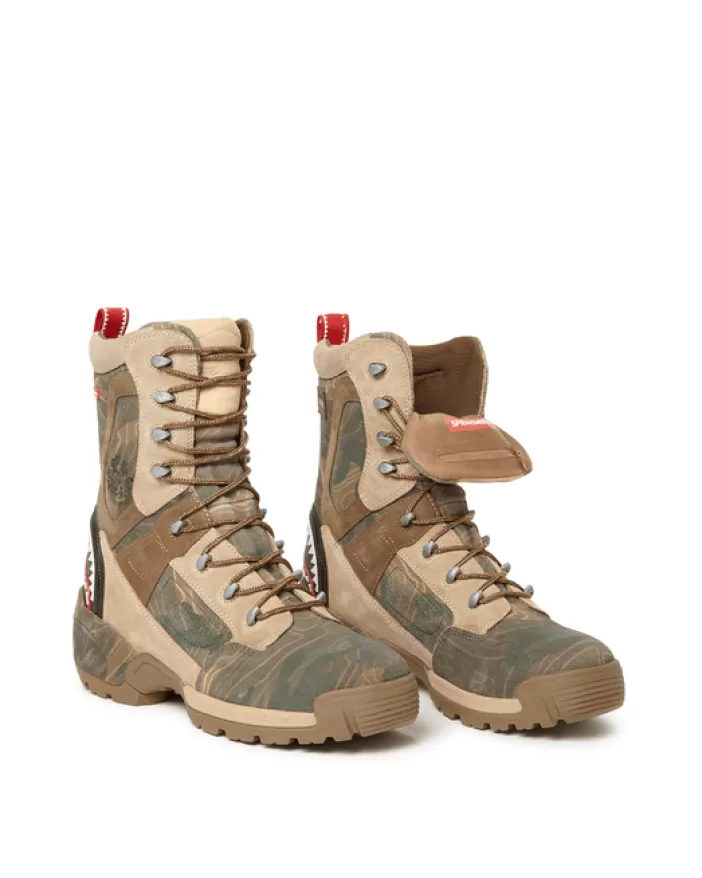 BOOTS*Sprayground CAMO TERRAIN FUERZA COBRA PARATROOPER BOOTS - MADE IN COLOMBIA NUMBERED 1/280 PAIRS