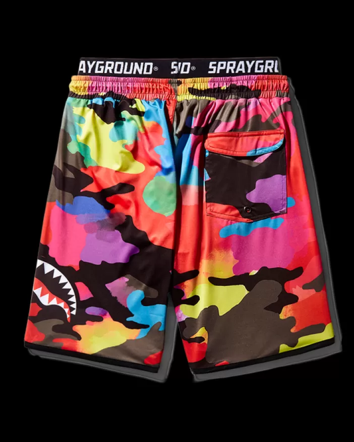 SWIMWEAR*Sprayground CAMOBURST CORTO SWIM TRUNKS