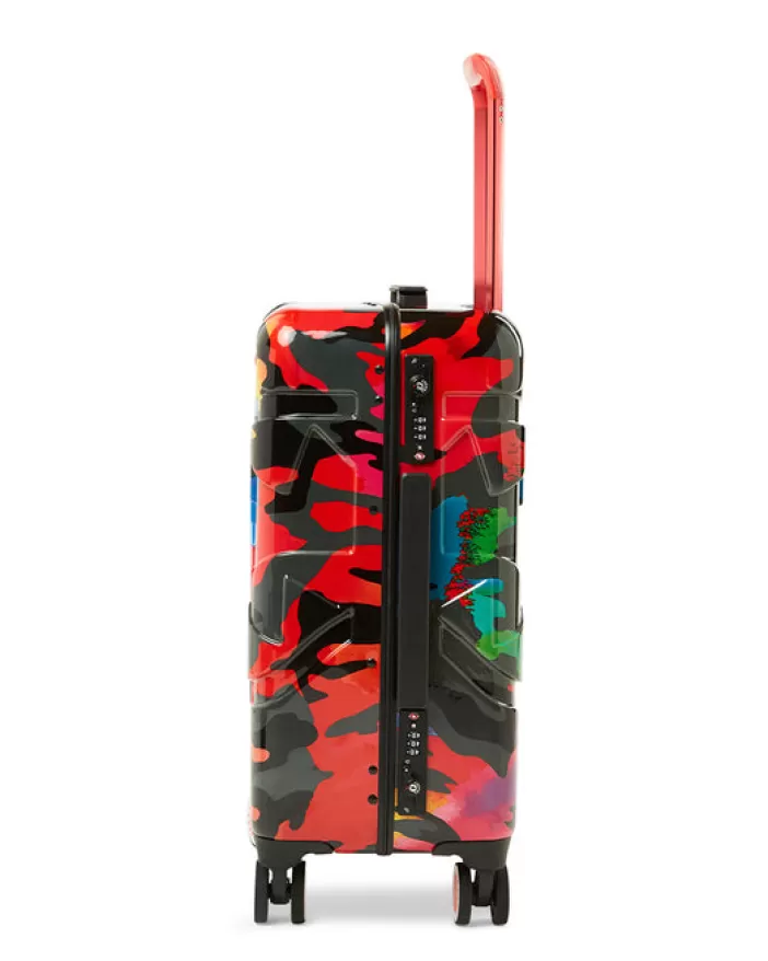 CARRY-ON LUGGAGE*Sprayground CAMOBURST SHARKNAUTICS HARDSHELL CARRY-ON LUGGAGE