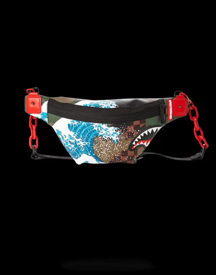 CROSSBODYS*Sprayground CAMOKAWA WAVE SHARK CROSSBODY